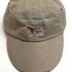 wheat cap with Hamilton Wholesale Meats Logo