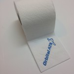 Toliet Paper with embroidered Orbital ATK Logo