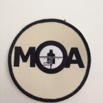 circle patch with MOA targets logo